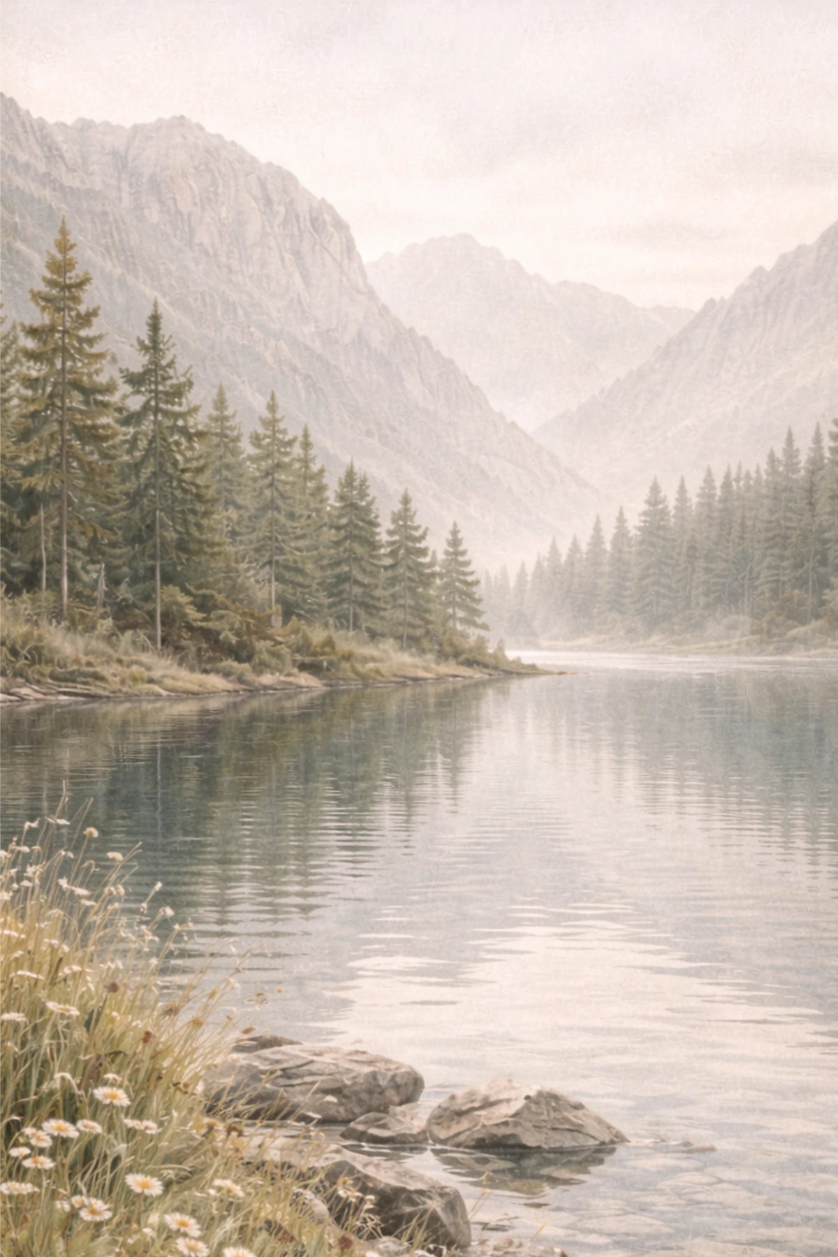 Alpine Stillness Poster