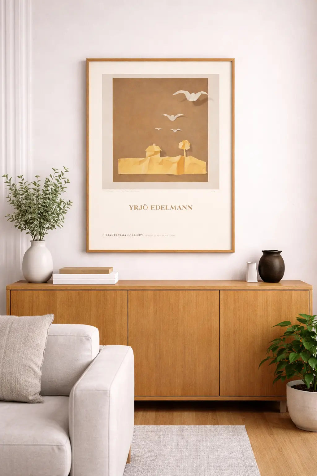 Artificial Landscape with Birds