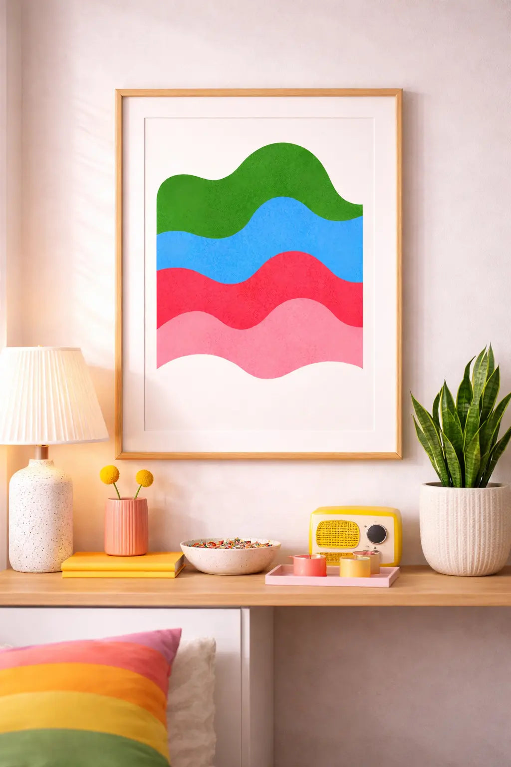 Colorful Organic Waves