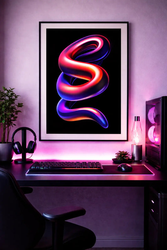 Neon spiral