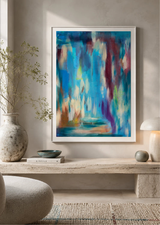Verket fall i ett vardagsrum