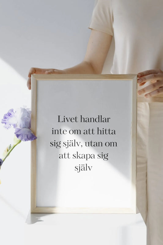 Poster - Livet handlar inte om