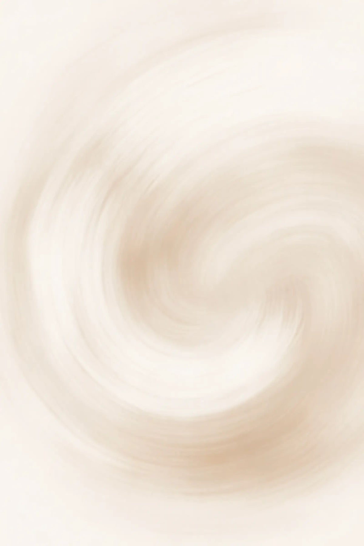 Abstrakt beige poster med mjuka virvlande former och lugn minimalistisk känsla.