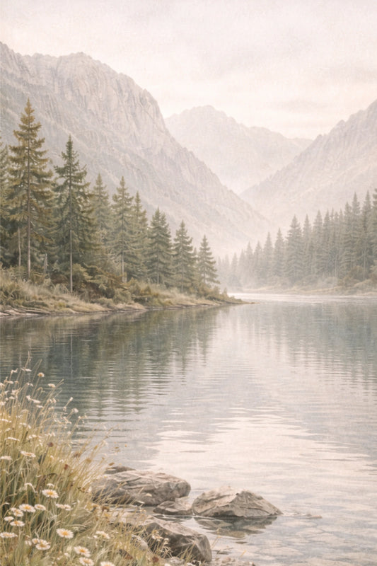 Alpine Stilness Poster