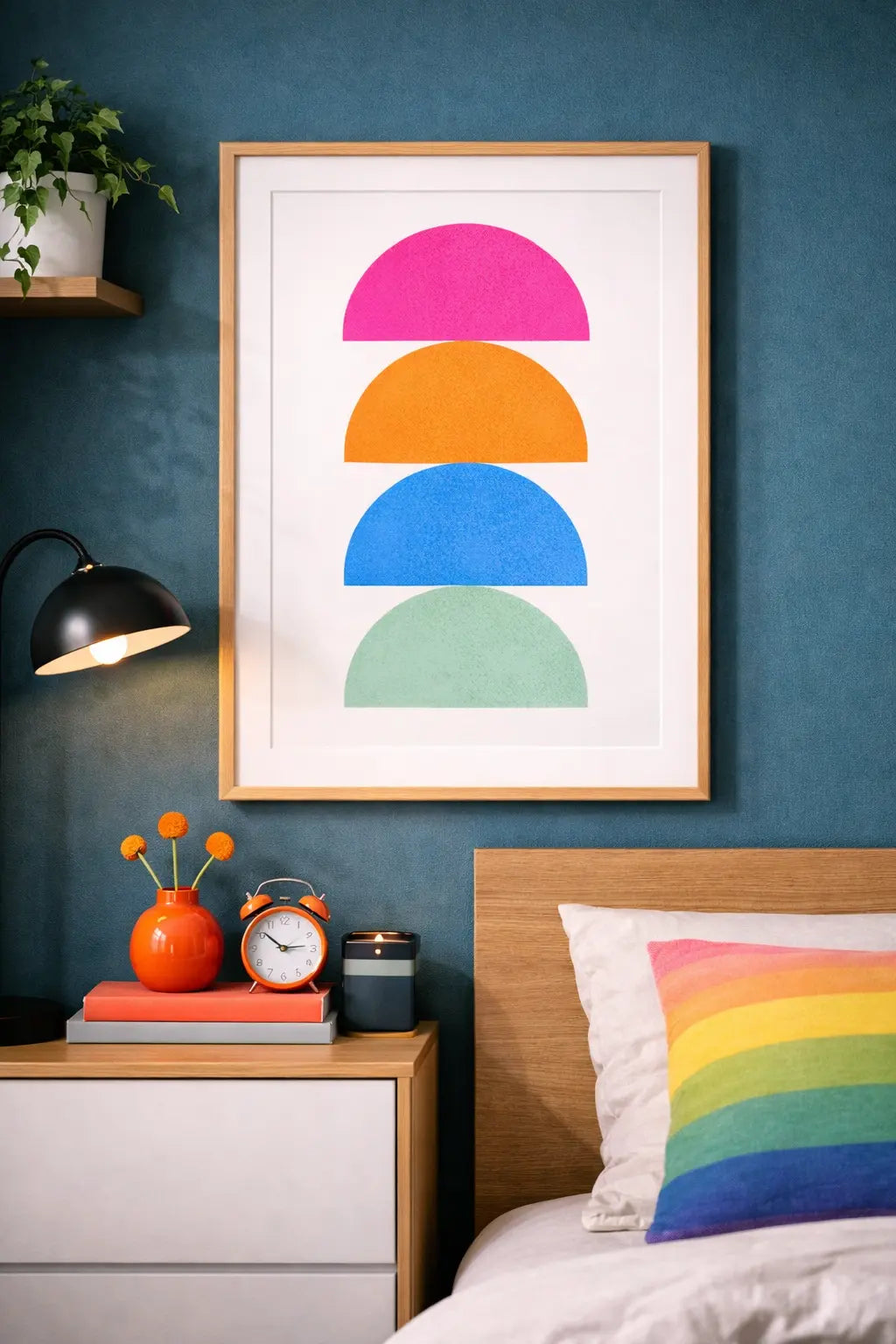 Colorful Half Circles