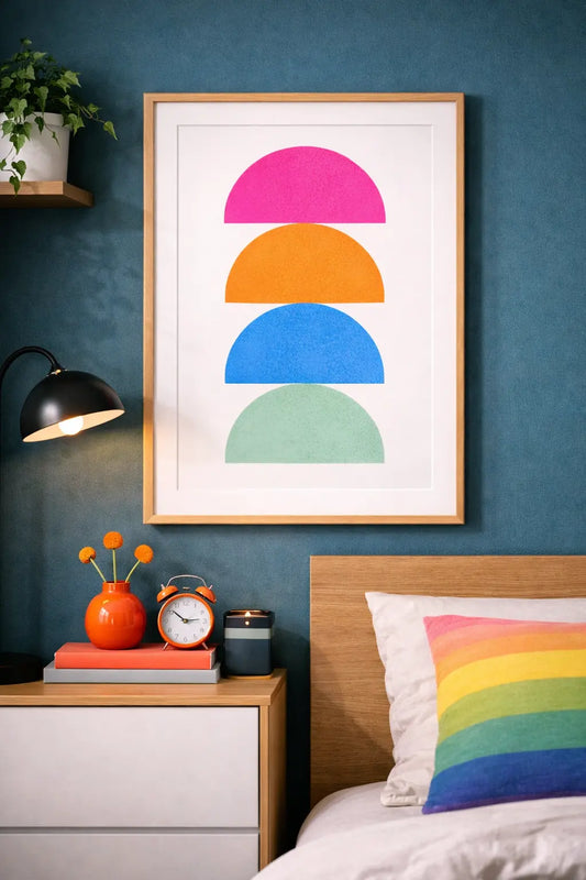 Colorful Half Circles