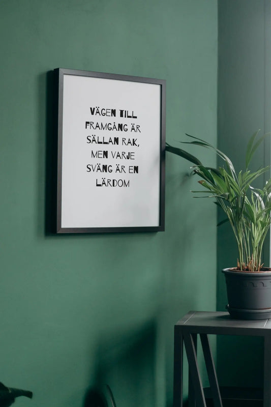 Poster - Vägen till framgång