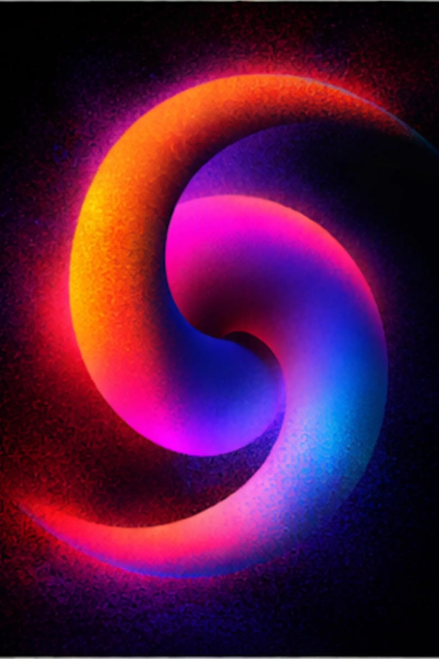 Neon gradient swirl