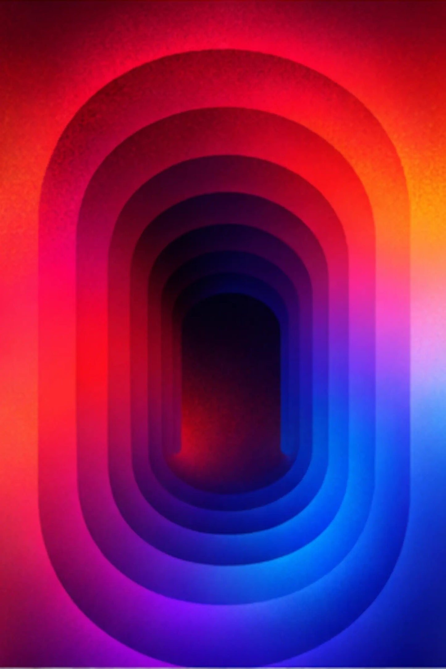 Neon gradient tunnel