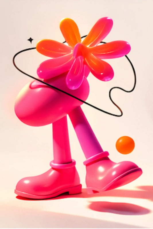 Neon blomma