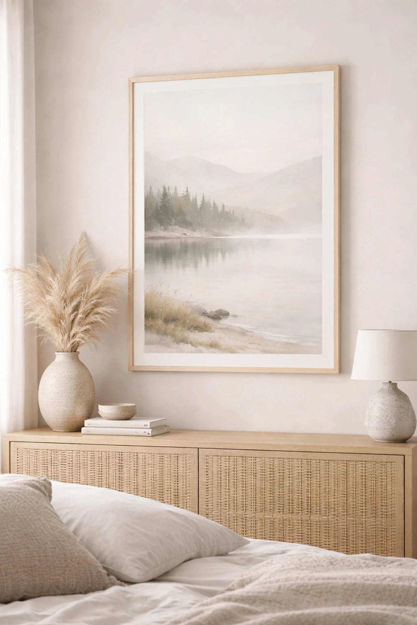 Misty Shore Poster