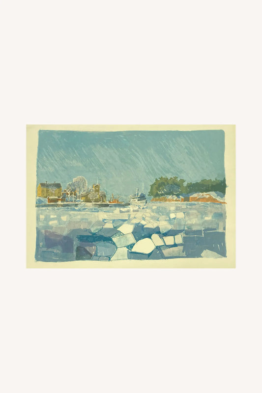 Sandhamnshålet i vintertid
