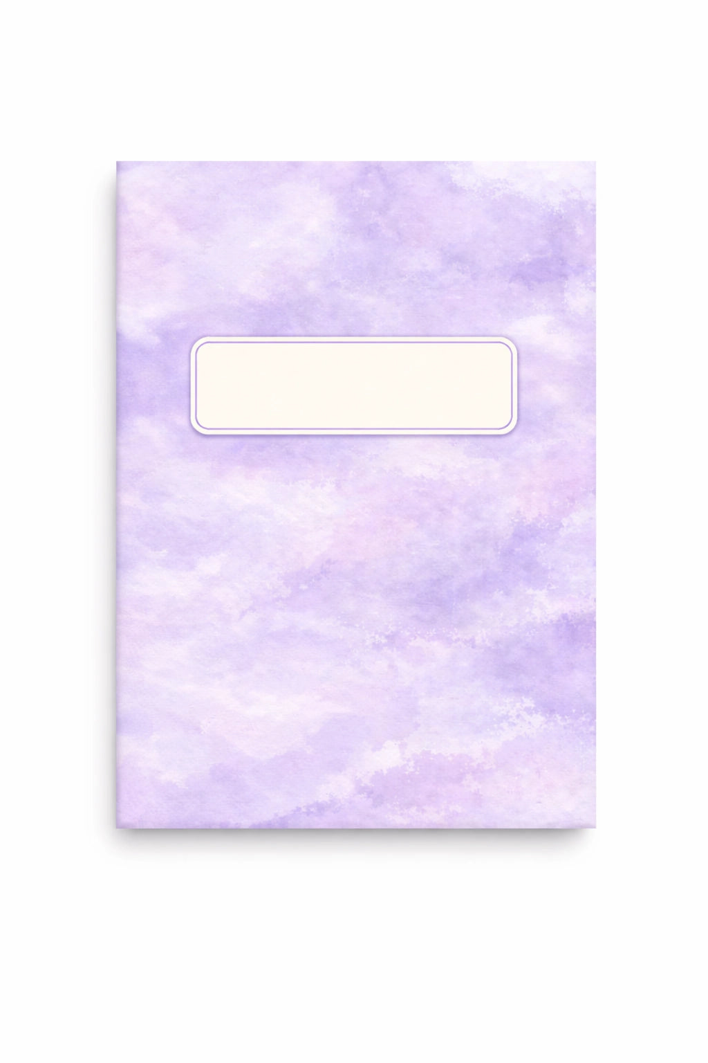 Lavender Dream Notebook anteckningsbok i ljusa lavendeltoner med mjuk och drömsk design